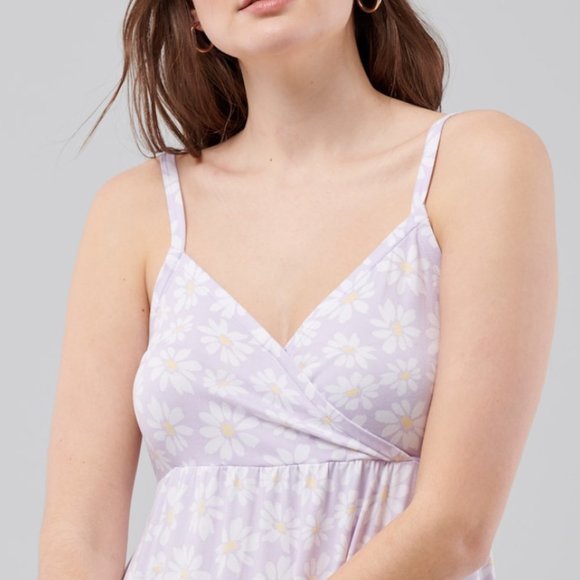 Nwt Hollister Purple Tiered Soft Knit 